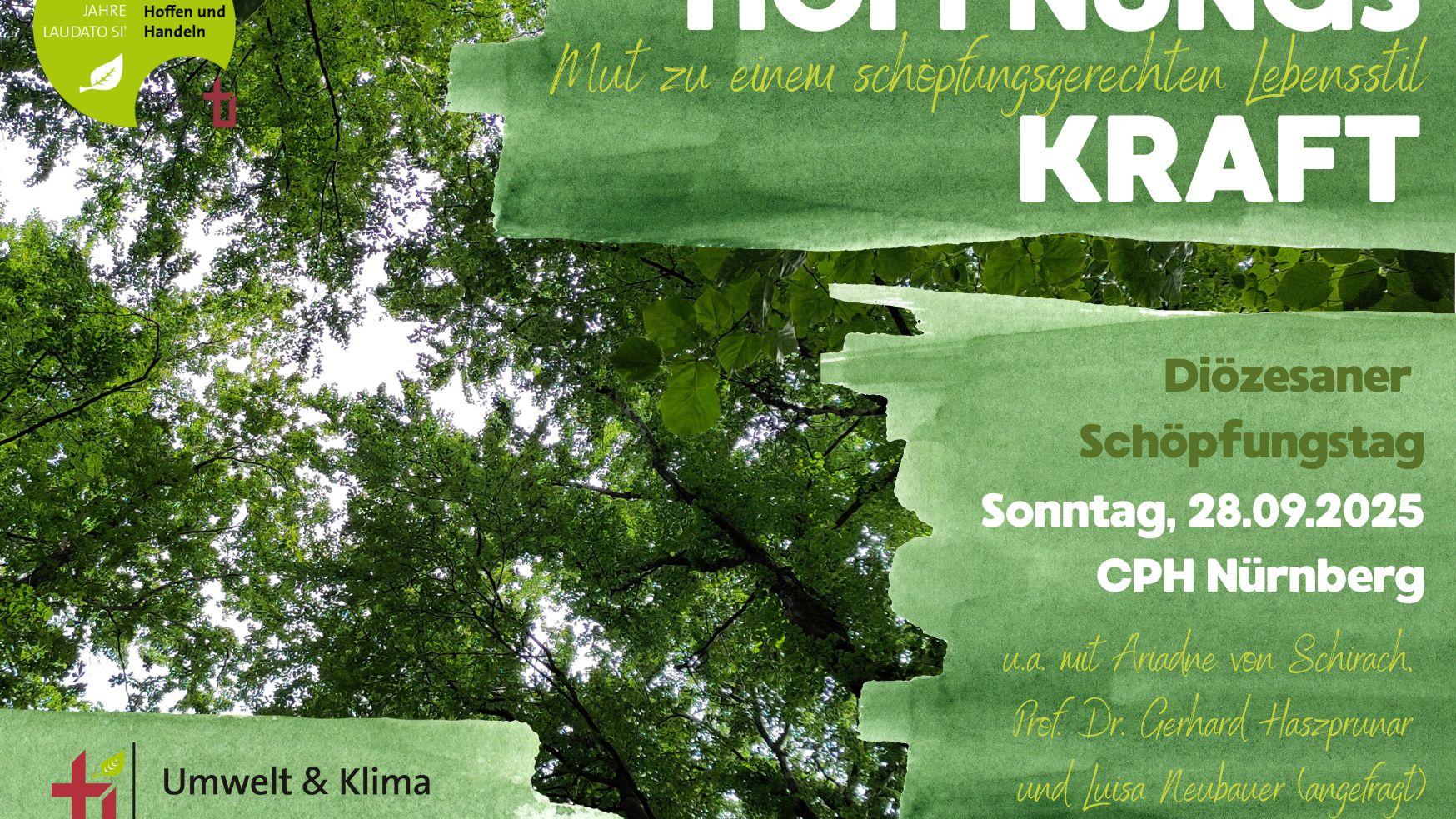 HOFFNUNGSKRAFT – Mut zu einem schöpfungsgerechten Lebensstil 10 Jahre Enzyklika Laudato si‘